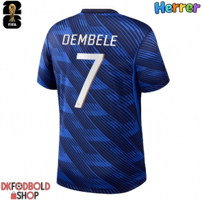 Frankrig Ousmane Dembele #7 Hjemmebanetrøje VM 2026 Kort ærmer